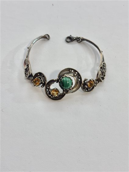 Bracelet Argento Raro Femme in Argent Malachite ARGRA19 - ARGRA19